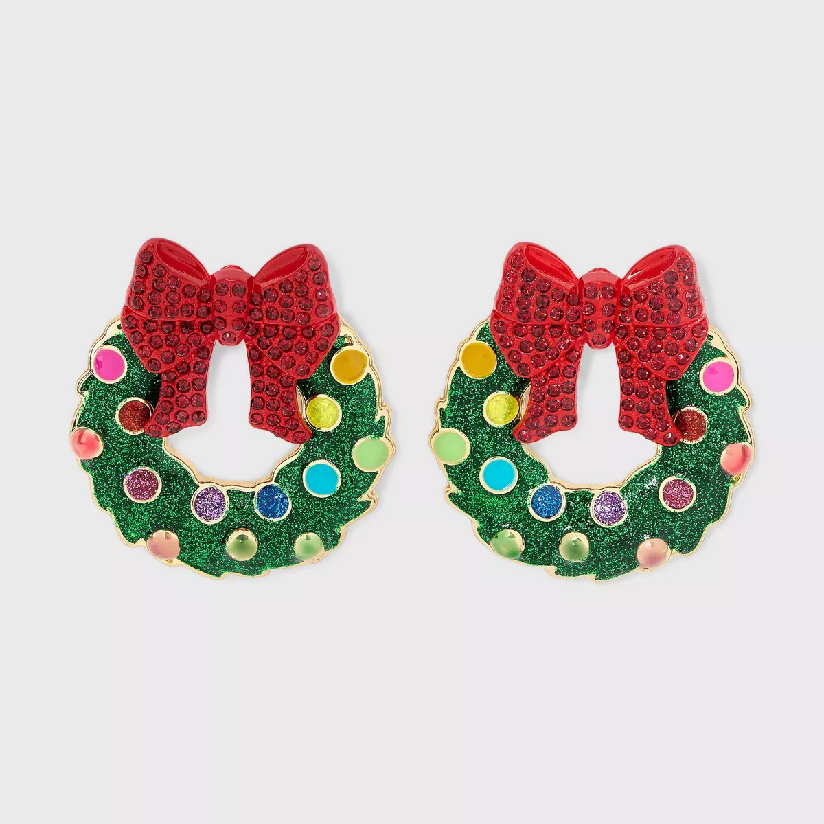 SUGARFIX by BaubleBar Happy Holly-days Earrings - Multi-Colored | Target