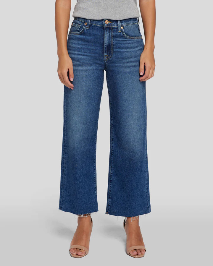 Luxe Vintage Cropped Alexa in Blueprint | 7 For All Mankind