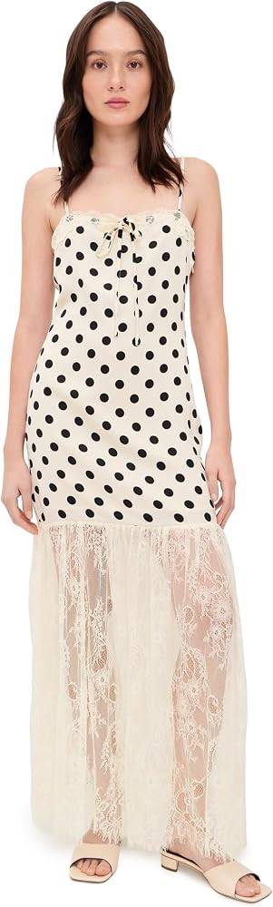 Bailey Rose Vestido largo de lunares para mujer | Amazon (US)