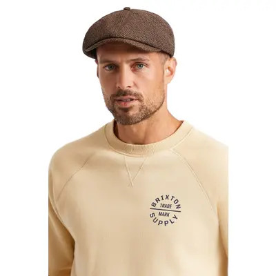 Brixton Brood Driving Cap in Grey/black at Nordstrom, Size Large | Nordstrom