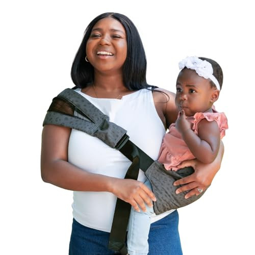 Boppy ComfyHold Cross-Body Hip Baby Carrier - Light, Compact, and Breathable with Wide Comfy Seat and Snug No-Slip Fit, Baby Safety Alliance Verified | Amazon (US)