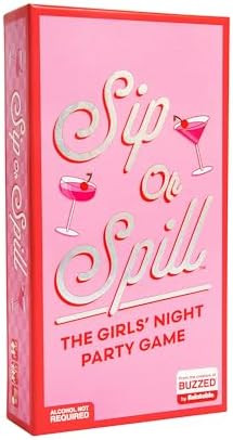 Sip or Spill Party Drinking Game – Valentine’s Party Game for Friends, Fun Social Drinking Ca... | Amazon (US)