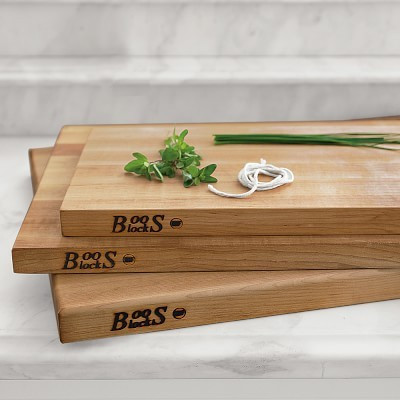 Boos Edge-Grain Rectangular Cutting Board, Maple | Williams-Sonoma