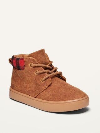 Faux-Suede Mid-Top Chukka Boots for Toddler Boys | Old Navy (US)