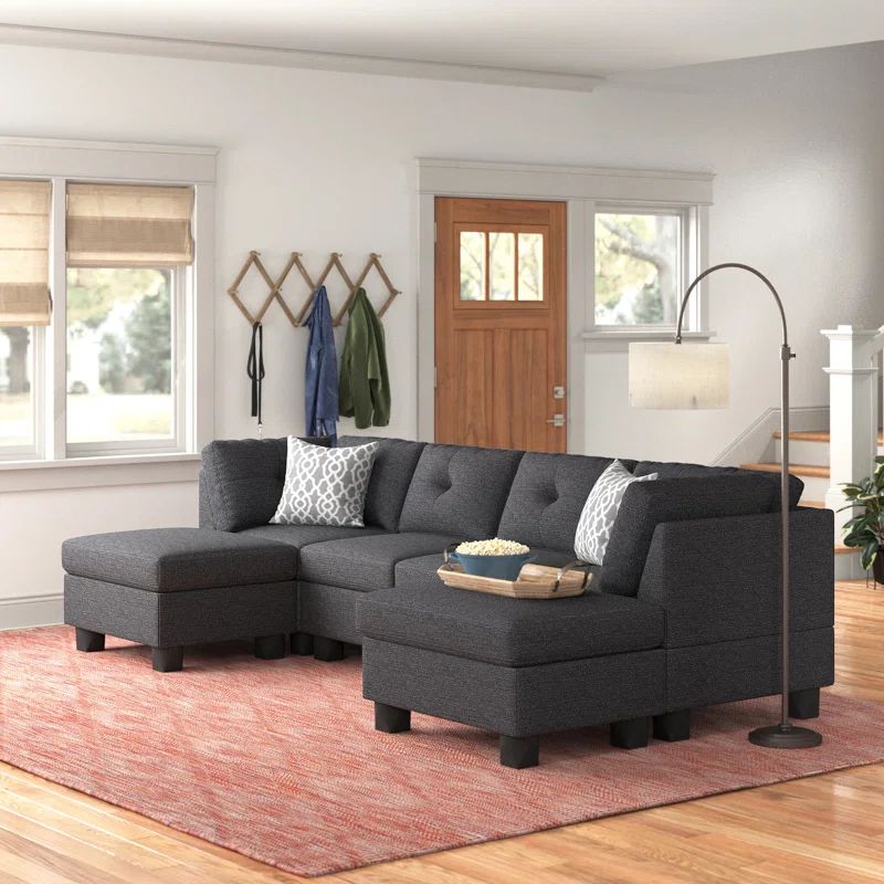 Ashwell 5 - Piece Upholstered Sectional | Wayfair North America