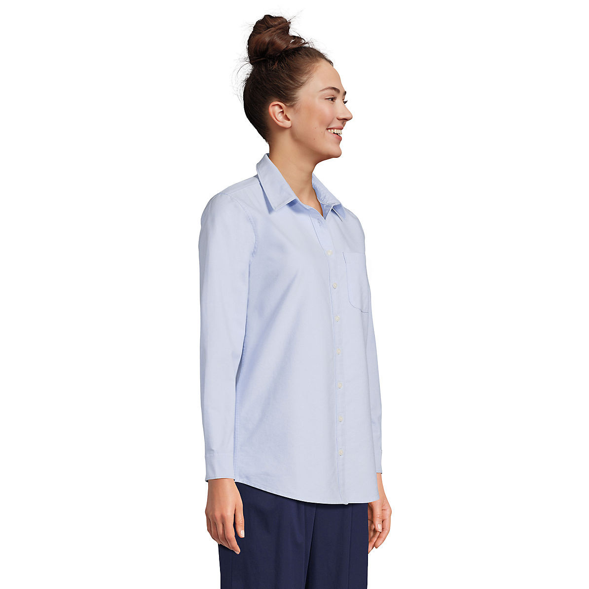 Women's Oxford Long Sleeve Shirt | Lands' End (US)