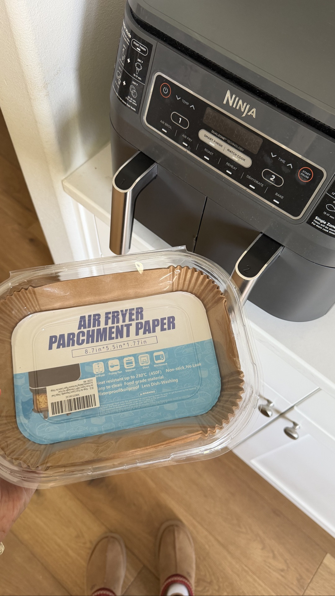 My air fryer is on sale, and is hands-down my most used kitchen gadget!

It has two separate baskets that can be programmed at different￼ temperatures and running at the same time. You can even set it up to smart finish so that both sides finish cooking at the exact same time! 

You’ll definitely want to grab the parchment paper liners so that you don’t have to wash your baskets as often. I literally use ours multiple times a day. I often reheat our food using the air fryer instead of the microwave! It’s great for cooking veggies, quickly heating up chicken nuggets in less than 10 minutes for hungry kids! It’s a must.

#LTKmomlife #LTKSaleAlert #LTKHome