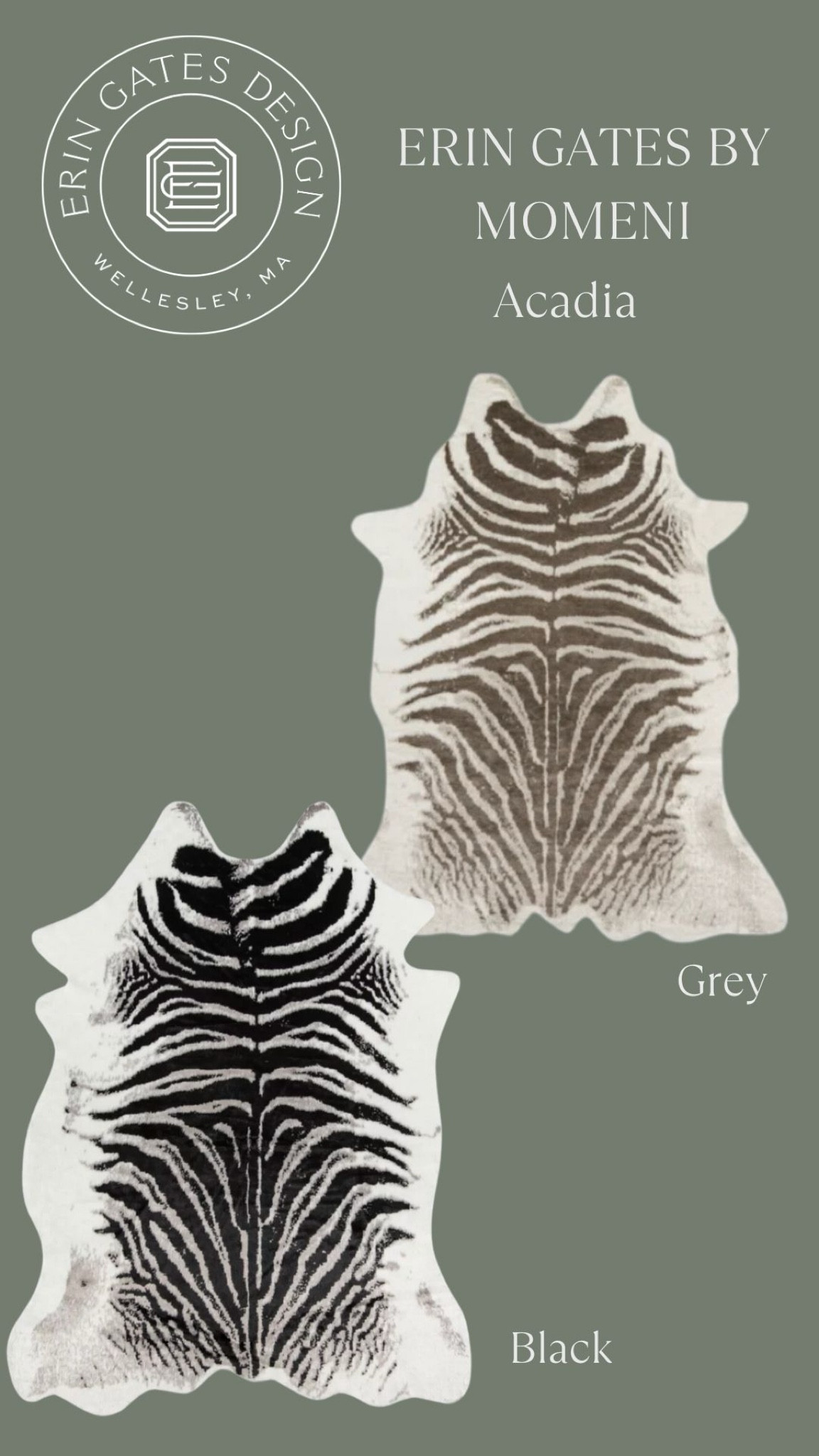 Acadia faux hides by Erin Gates and Momeni 

#LTKhome