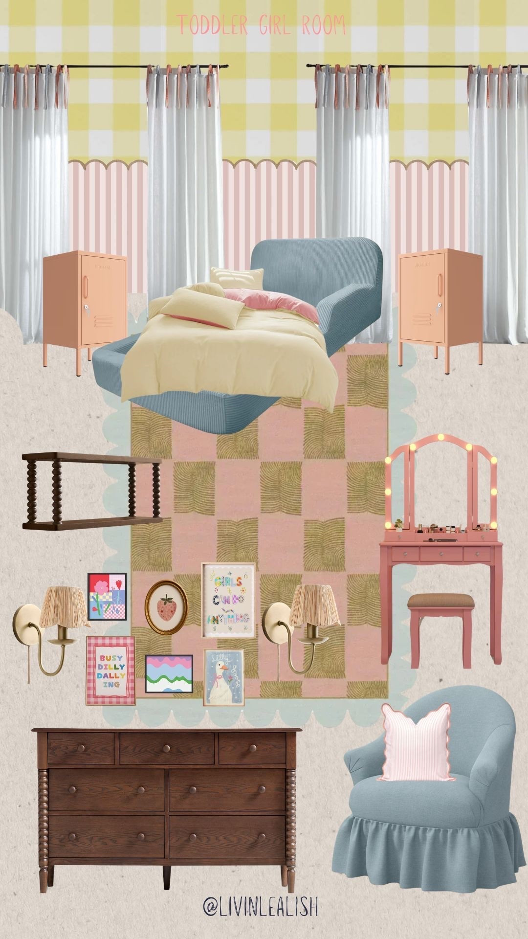 Colorful girls room! #girlsroom #roominspo #toddlergirlroom #colorfulgirlsroom 

#LTKKids #LTKBaby #LTKHome