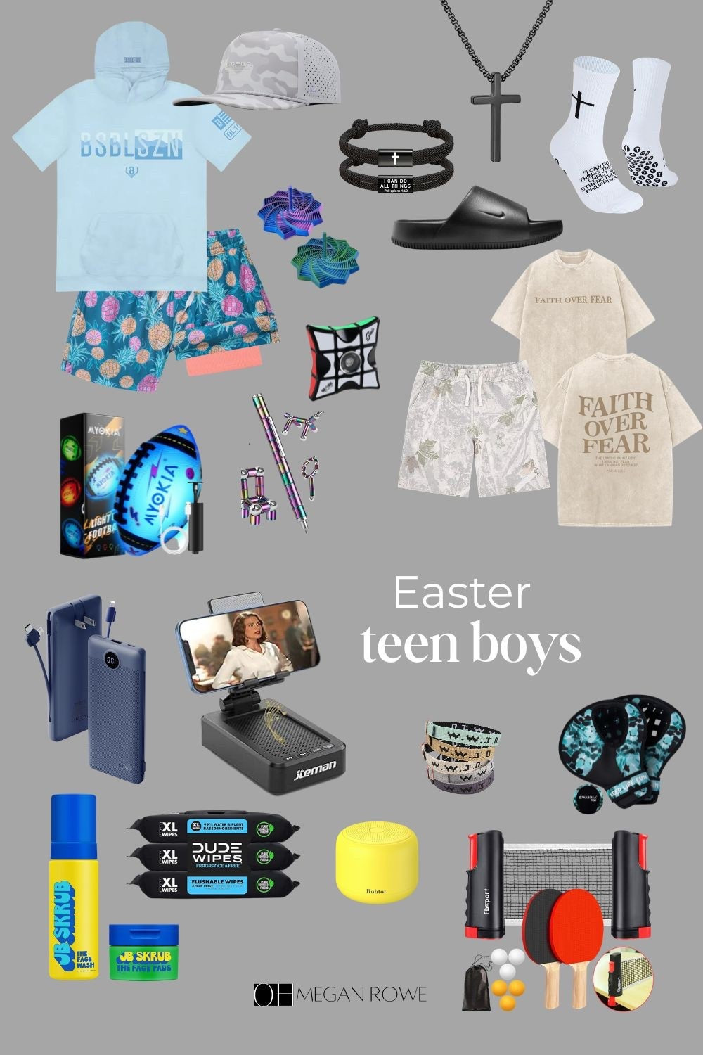 Easter basket ideas for teen boys can be tough… so I rounded up a mix of things they’ll actually use 🙌

Think cool gadgets, faith-based pieces, athletic gear, everyday essentials, and a few fun extras that make Easter baskets feel a little more grown-up. From cross necklaces and bracelets to tech accessories, games, slides, and activewear — these are all great options for teens.

Perfect if you’re building an Easter basket for older boys, middle schoolers, or teen guys and want things they’ll actually be excited about.

Tap to shop all the Easter basket ideas 🤍

#LTKspringtrends #LTKspring #LTKKids