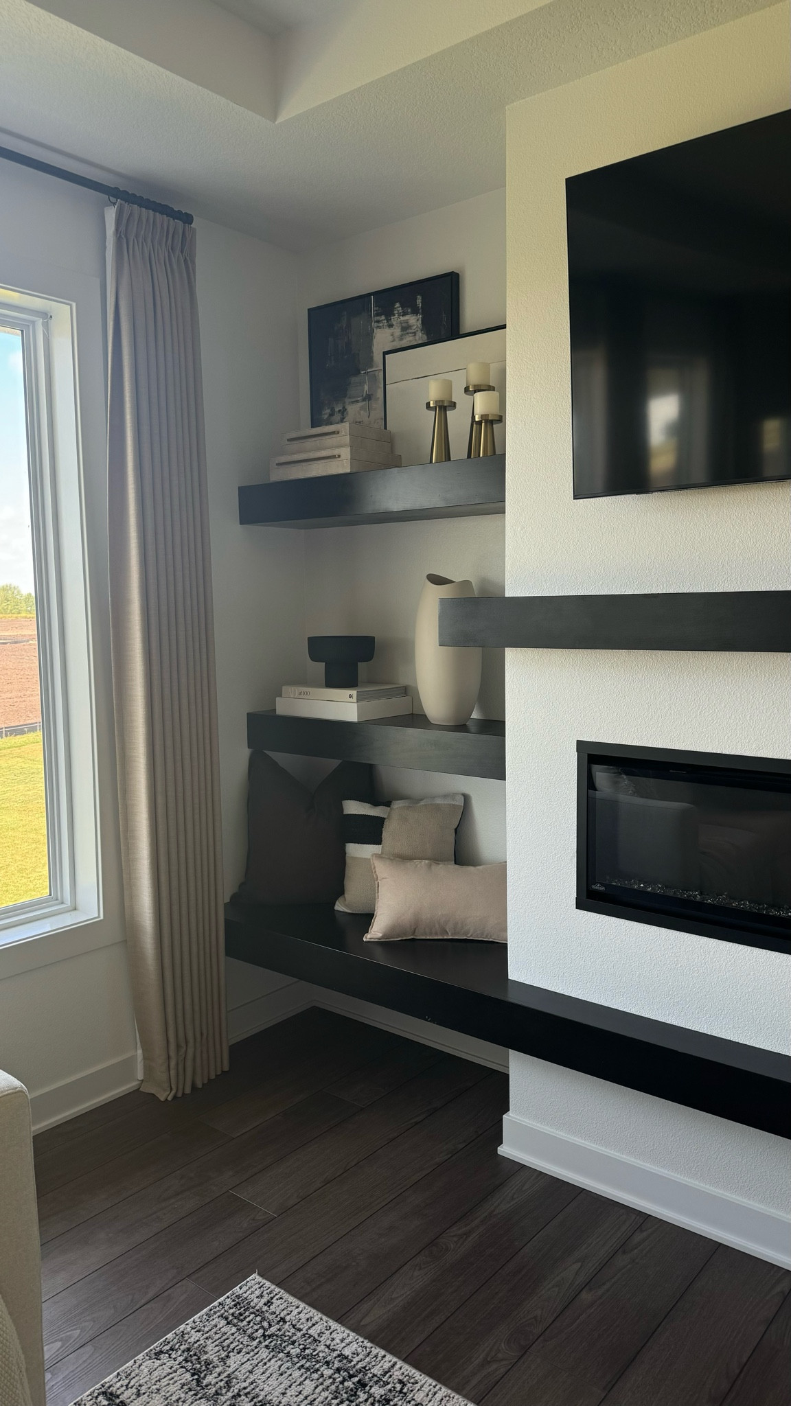 Fall decor for our floating shelves.

#LTKHome #LTKSeasonal #LTKStyleTip