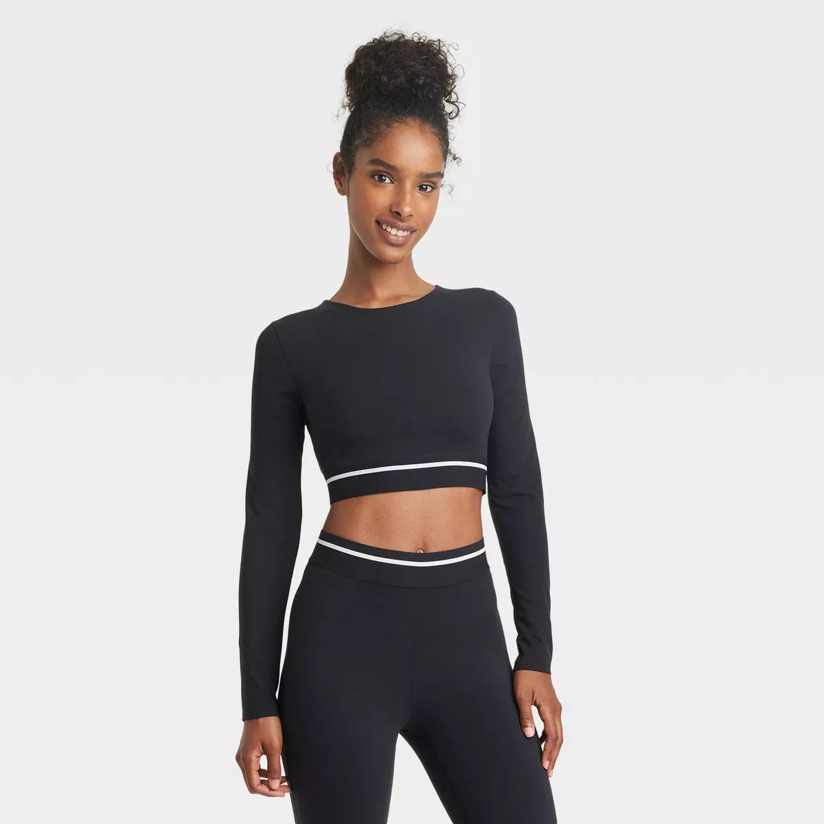 Women's Cropped Long Sleeve Top - JoyLab™ | Target