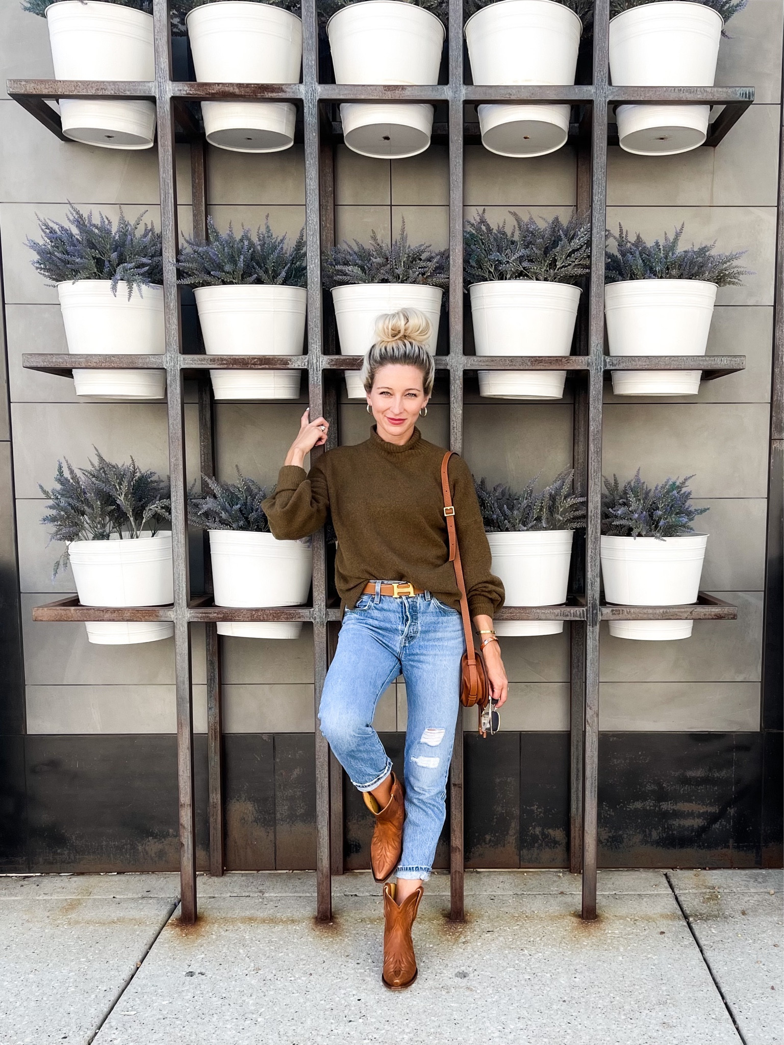 Fall fashion! My favorite Levi’s jeans are on sale and under $60!!! Linking similar short cowboy boots! Chloe bag linked 

#LTKunder50 #LTKitbag #LTKsalealert