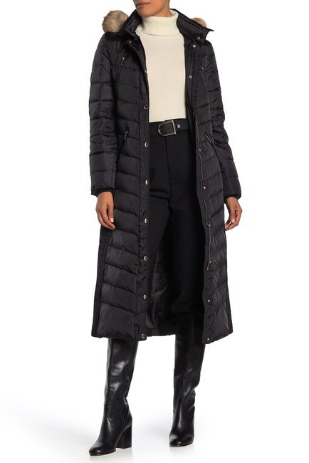 MICHAEL Michael Kors | Missy Maxi Down Puffer Faux Fur Trim Jacket | Nordstrom Rack | Nordstrom Rack
