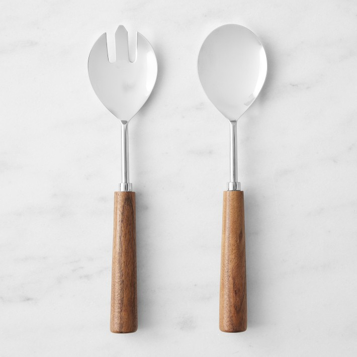Acacia Salad Servers | Williams-Sonoma