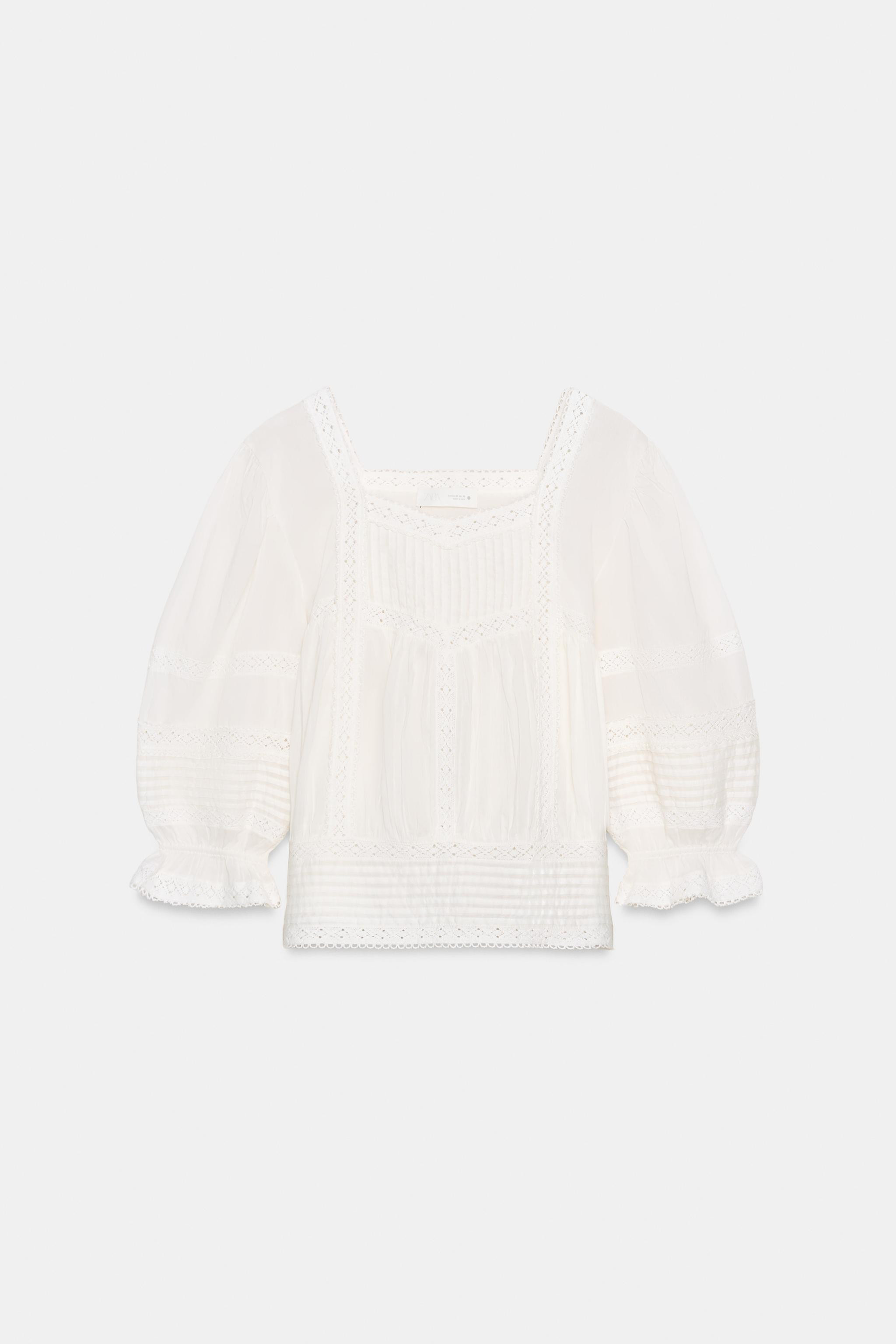 ZW COLLECTION ROMANTIC BLOUSE | Zara US