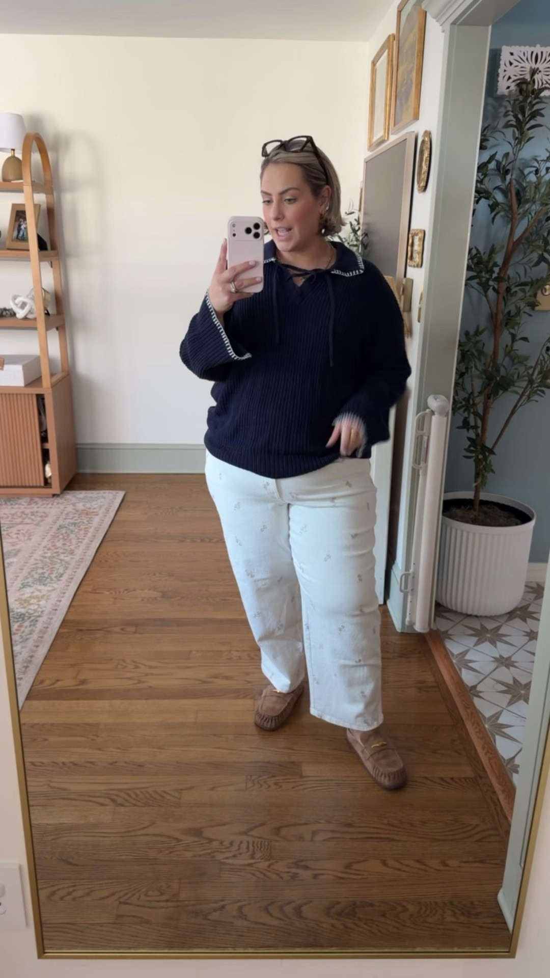 The cutest pants ever!!! 
Pants 20
Sweater 18/20
#ad #lanebryantpartner @lanebryant 

#LTKPlusSize