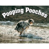 2021 Pooping Pooches Dog Calendar, White Elephant Gag Gift Exchange Or Yankee Swap | Etsy (US)