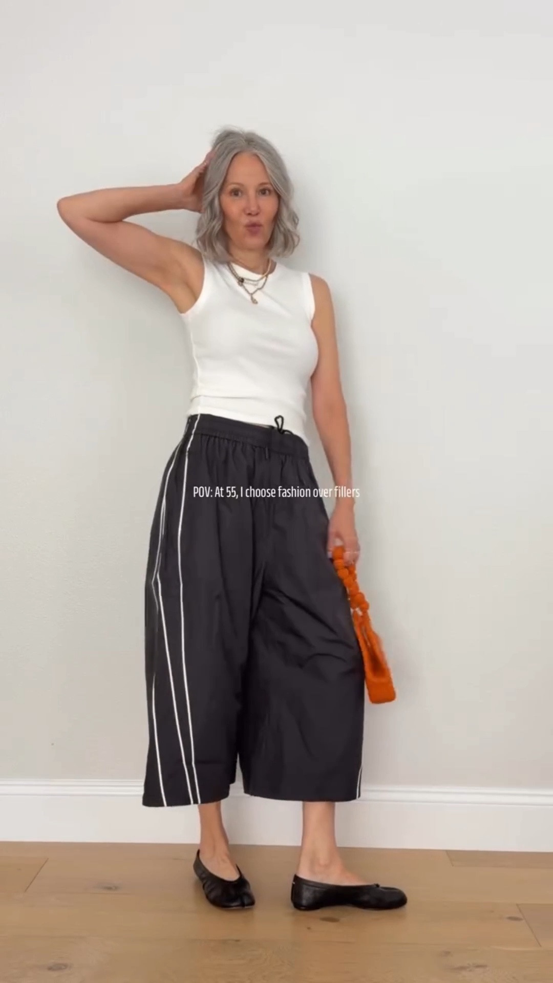 Outfit inspo from a 55-year-old who believes a great outfit is the best anti-aging secret. Comment “outfits” for links #outfits #outfitinspo #styleatanyage