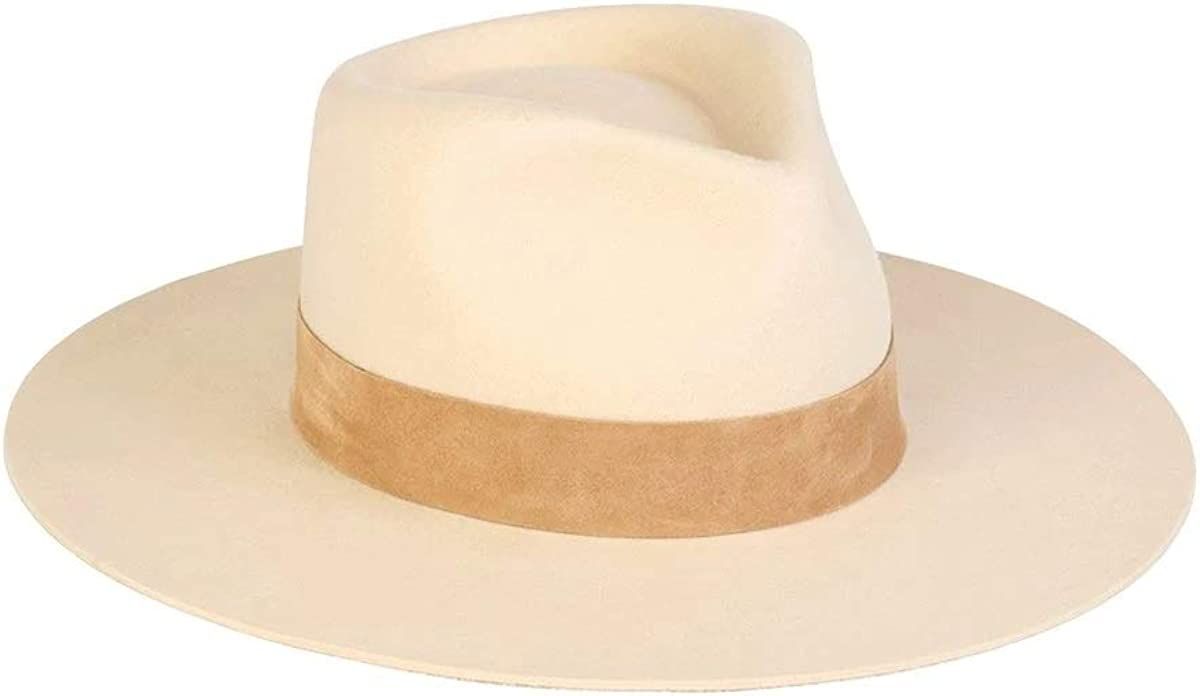 Lack of Color Women's The Mirage Suede-Trimmed Wool Fedora | Amazon (US)