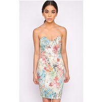 Gianna Multi Print Tropical Dress | PrettyLittleThing US