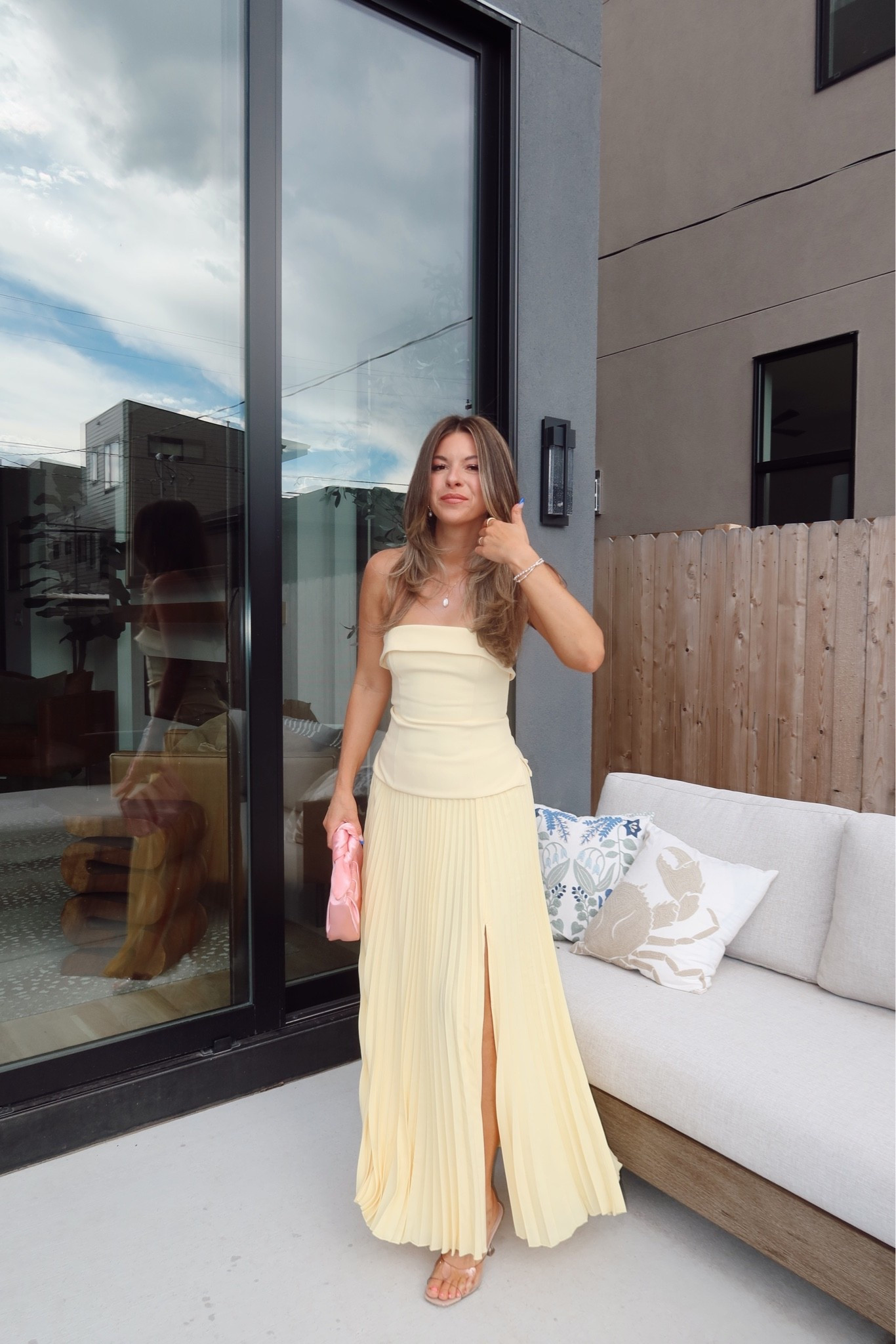 25% off abercrombie yellow pleated summer wedding guest dresses

sized down to an extra small for the top
in a small in the skirt

sundress 
summer outfit 
birthday dress 
wedding guest dress
special occasion dress
abercrombie sale

#LTKWedding #LTKSaleAlert #LTKootd