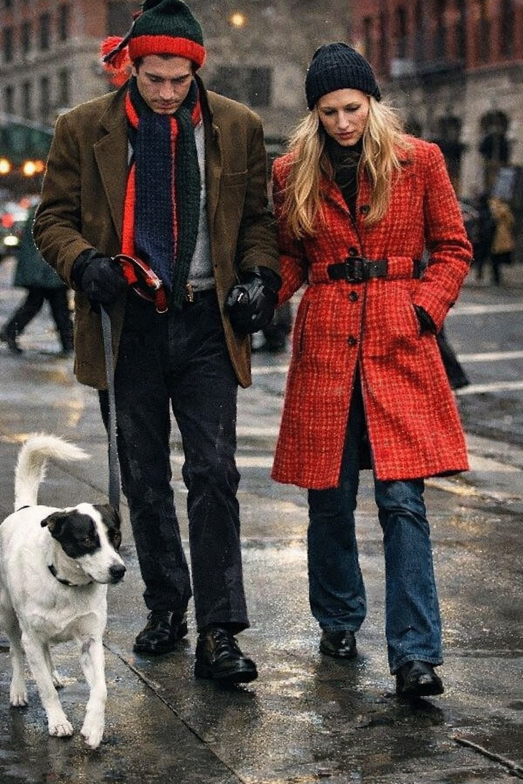Carolyn Bessette Kennedy timeless winter street style in New York is the definition of quiet luxury. The belted red tweed coat paired with classic straight leg denim and black leather boots creates that polished off duty uniform she made iconic. A simple knit beanie, minimal layers, and tailored menswear inspired outerwear keep the look effortless, refined, and endlessly repeatable.

This is the formula CBK mastered neutral foundations, strong outerwear, clean lines, and investment pieces you can wear for decades. The structured coat cinches the waist for a feminine silhouette while the relaxed denim keeps it modern and wearable for everyday.

Recreate Carolyn Bessette Kennedy style with a red belted coat, vintage inspired straight leg jeans, sleek black boots, and understated cold weather accessories for that true 90s quiet luxury aesthetic that never goes out of style.

#carolynbessettekennedy #cbkstyle #quietluxury #oldmoneystyle 