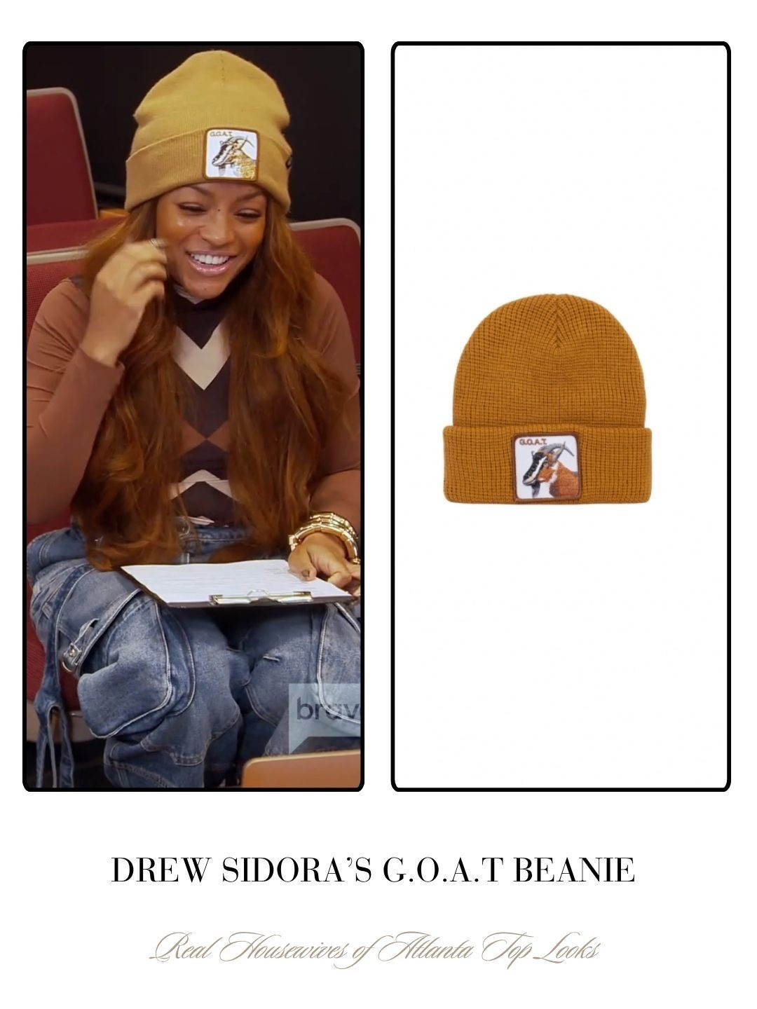 Drew Sidora’s G.O.A.T Beanie