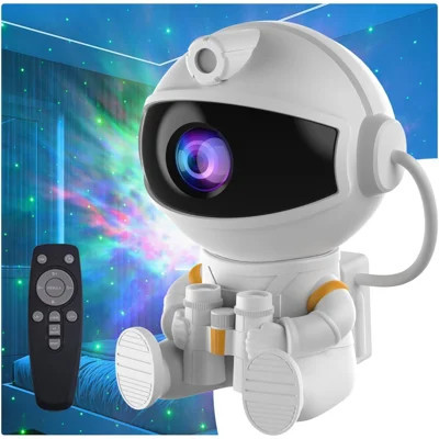Astronaut Galaxy Night Light Projector for Bedroom - Star Lights Ceiling Projector with Remote Control & Timer, Upgrade LED Starry Lamp for Kids Boys | Wayfair North America