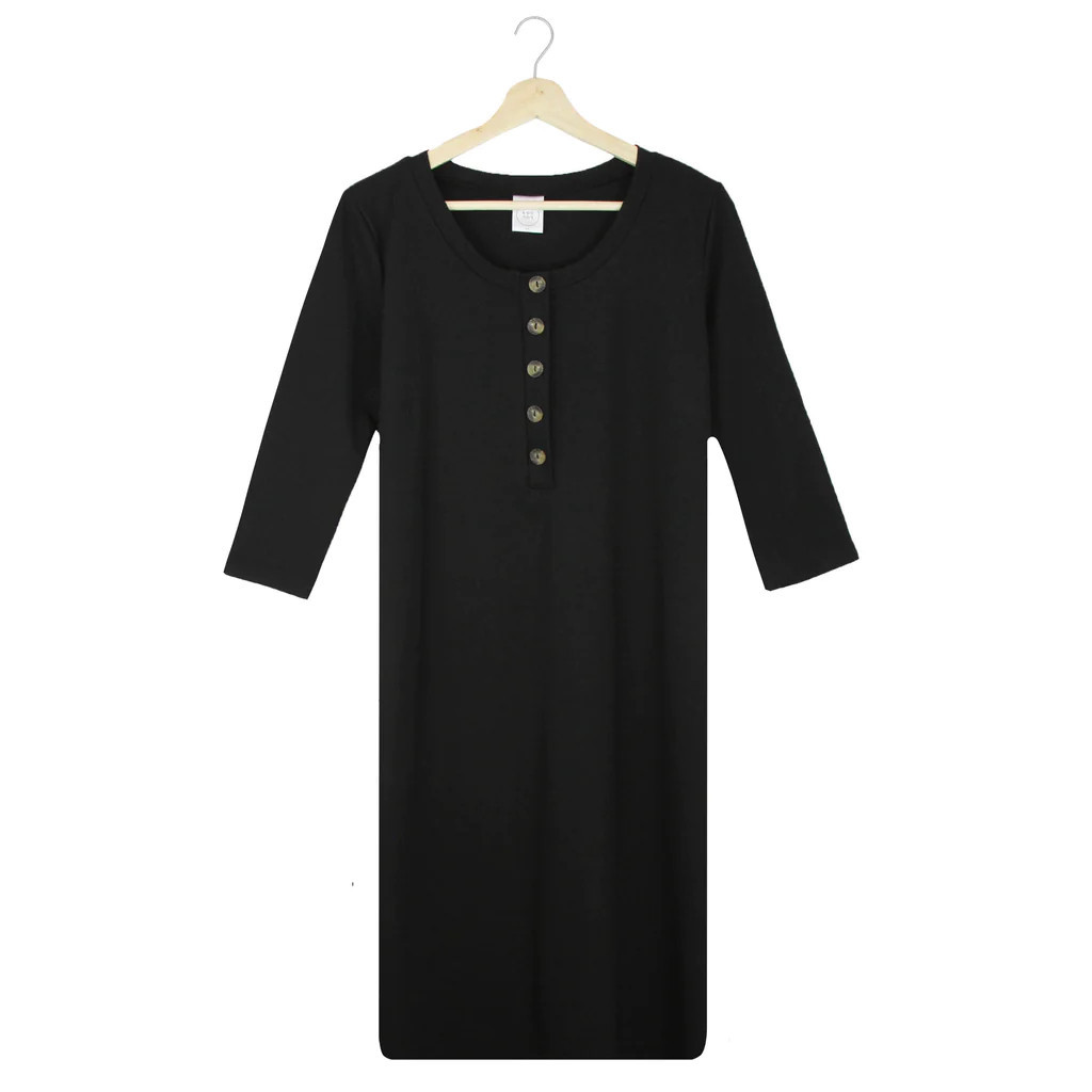 The Everyday Dress - Black | Lou Lou & Company