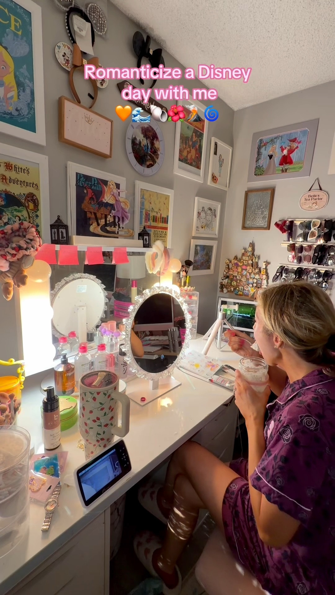 Starting my morning where the sky meets the sea. 🌅 Finding my own way today and romanticizing every second of it. Who says you can’t bring a little Motunui magic to your morning routine? 🌺🌀  #disneyadult #moana #morningroutine #romanticizinglife #disneystyle @Disney @Disney Parks @Disney Style @Disney Store @Disney+ @Walt Disney Animation Studios @Crowned Athletics 

#LTKgrwm #LTKootd #LTKdayinmylife