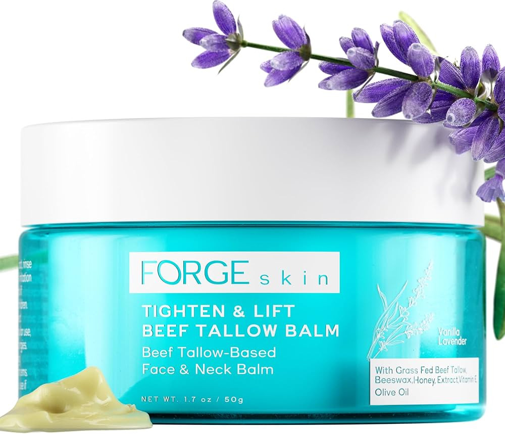 Forge Skin® Tighten & Lift Balm for Women [TALLOW-BASED] - Beef Tallow & Honey Extract Face Mois... | Amazon (US)