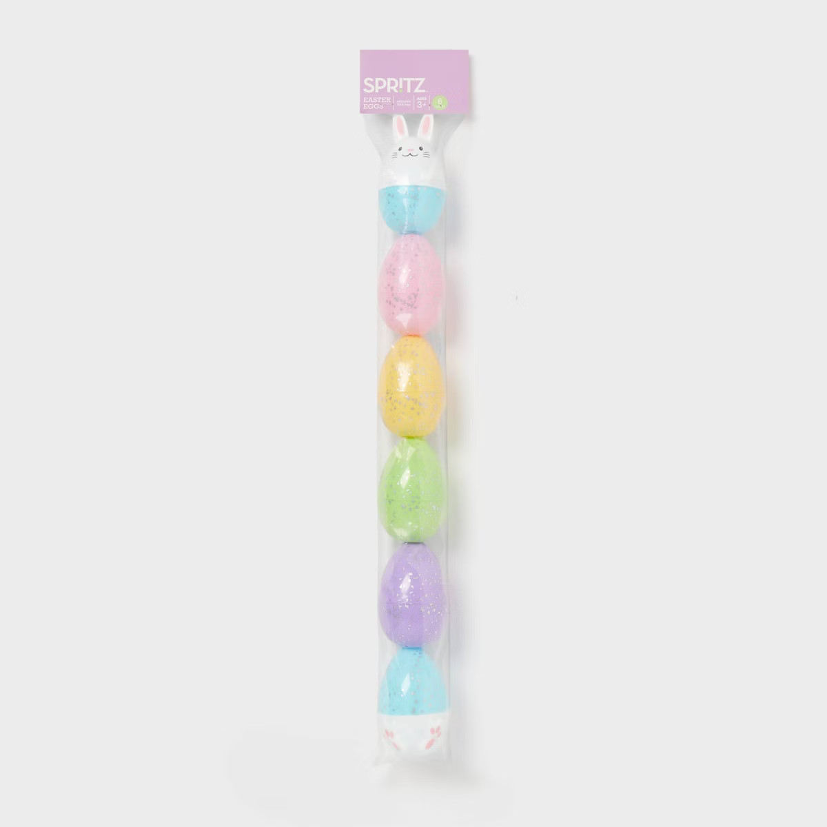 Bunny Figural Plastic Fillable Easter Eggs 6pc - Spritz™ | Target