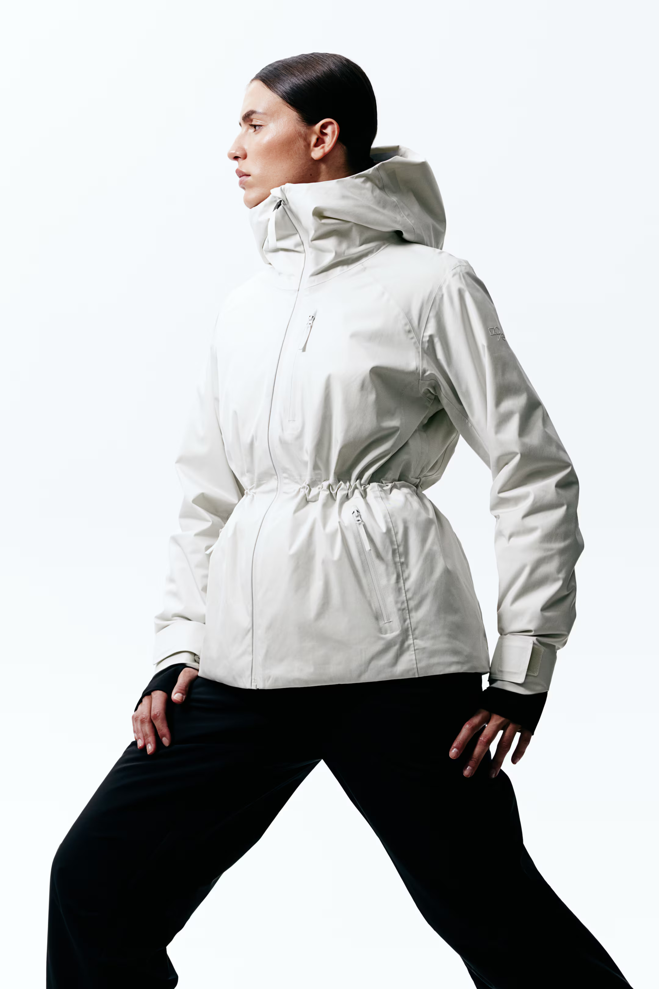 2-layer ski jacket in StormMove™ - Light beige - Ladies | H&M GB | H&M (UK, MY, IN, SG, PH, TW, HK)