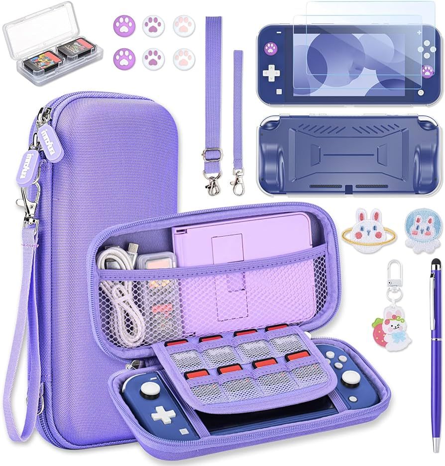 Switch Lite Case - innoAura 17 in 1 Switch Lite Accessories Bundle with Switch Lite Carrying Case... | Amazon (US)