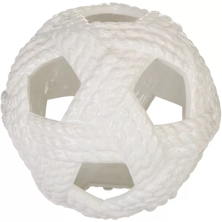 Ceramic Nautical Rope Ball Decor | Bealls