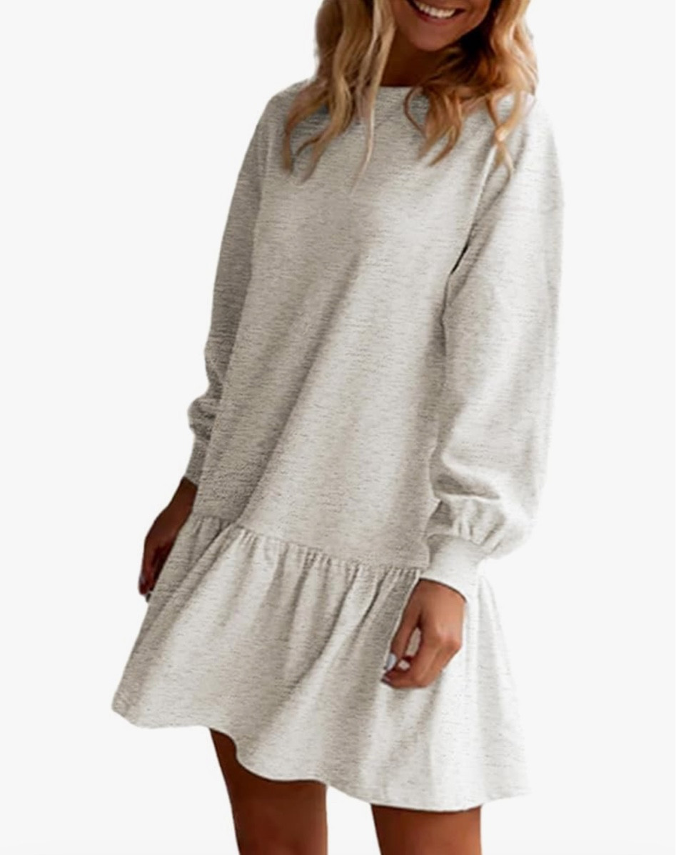 Sweatshirt dress perfect for fall nights! 🤎

#LTKFallSale #LTKFindsUnder50 #LTKCon