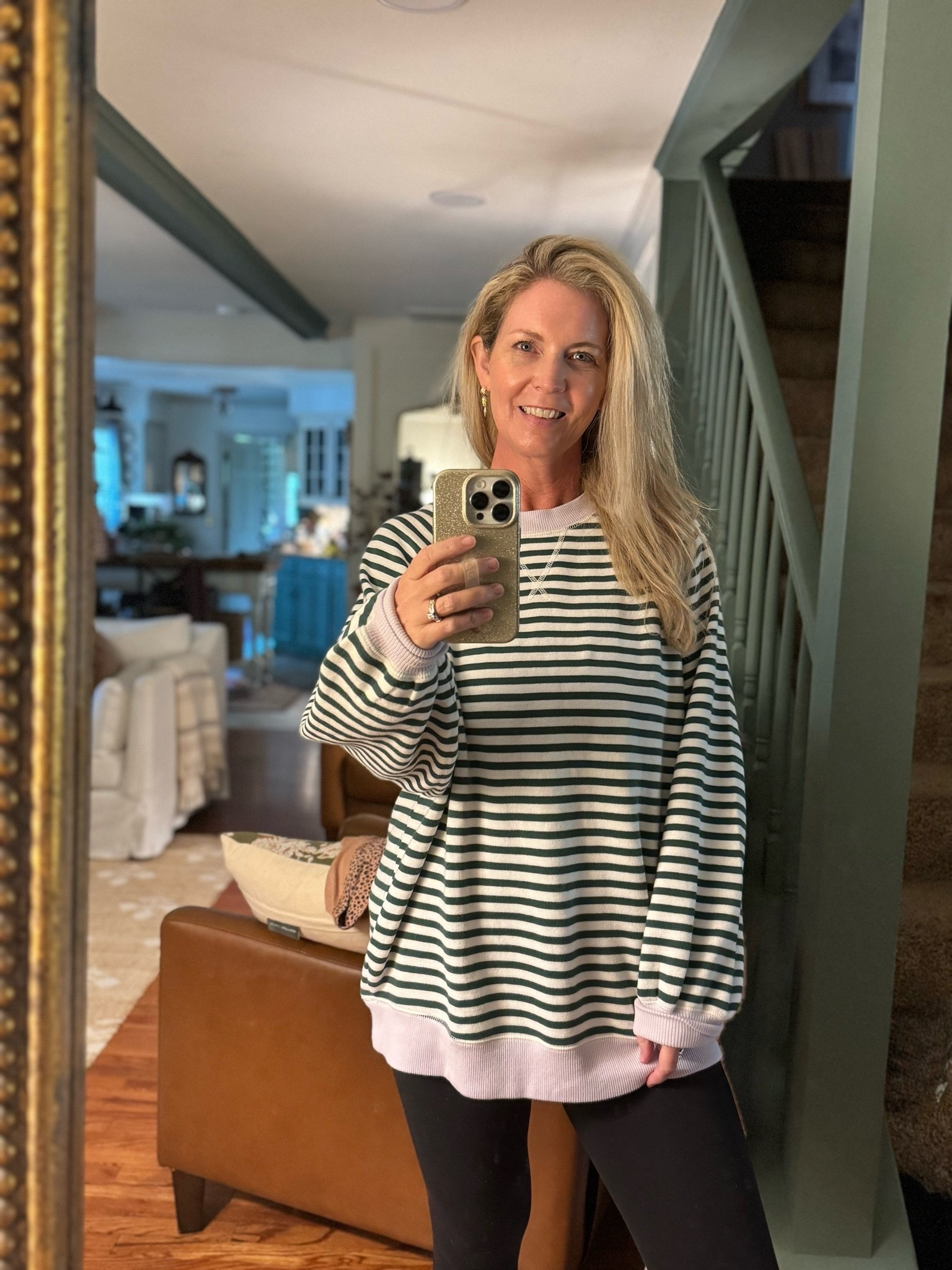 I don’t care anymore if it’s still 95. I bought a cozy sweatshirt yesterday and I’m loving it. It runs big, I’m wearing a small and I love the length. Full booty coverage and so soft. On sale now and several colors to choose from.

#LTKSaleAlert #LTKOver40 #LTKSeasonal
