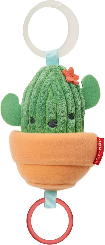 Skip Hop Baby Stroller Toy, Farmstand Grow & Play Jitter, Cactus | Amazon (US)