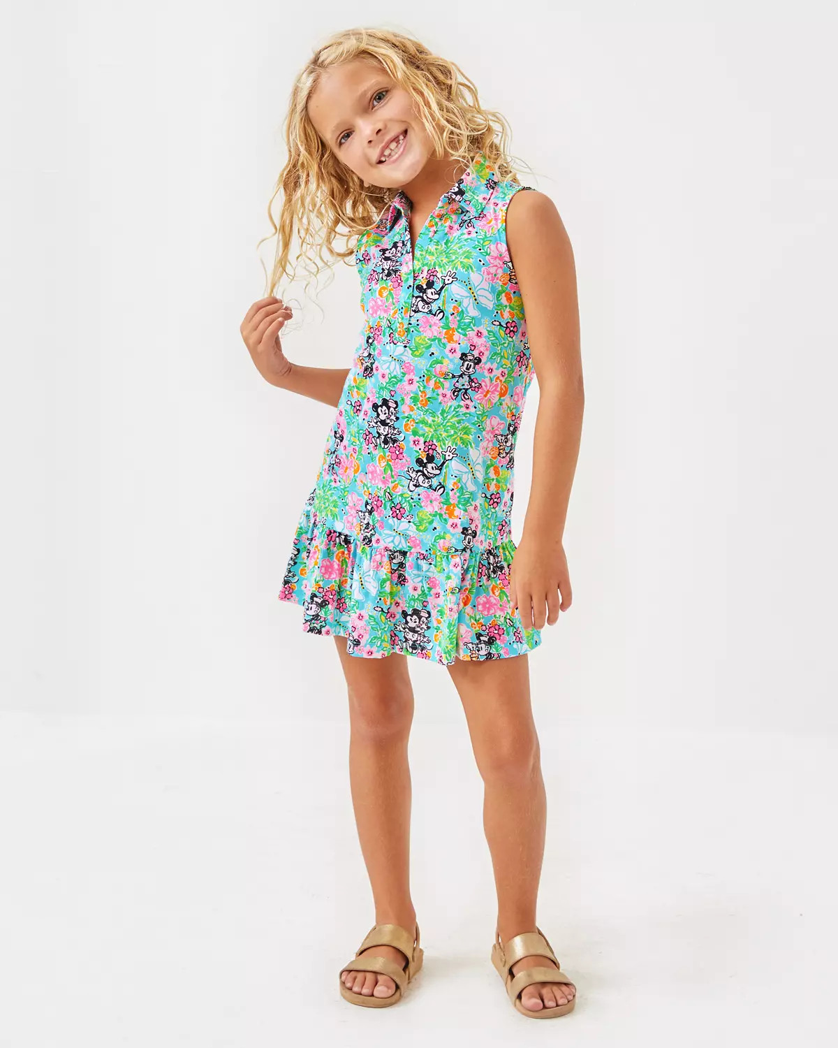 Lilly Hearts Disney Girls Mini Riegan Dress | Lilly Pulitzer