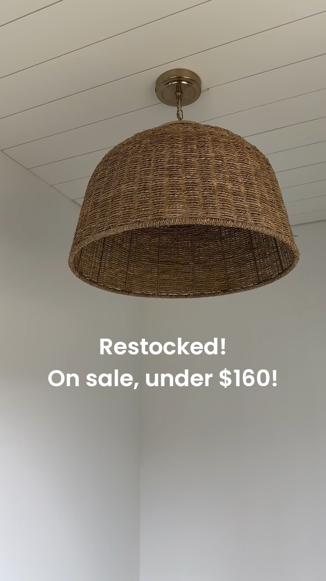My budget Bentley seagrass pendant is finally back in stock and over $100 off! Under $160! It goes in and out quick, so don’t wait. I’ll link a similar option as well. 

Pending, lighting, Sea graft, target, studio, McGee, McGee and Co., Wayfair ￼

#LTKhome #LTKVideo #LTKsalealert