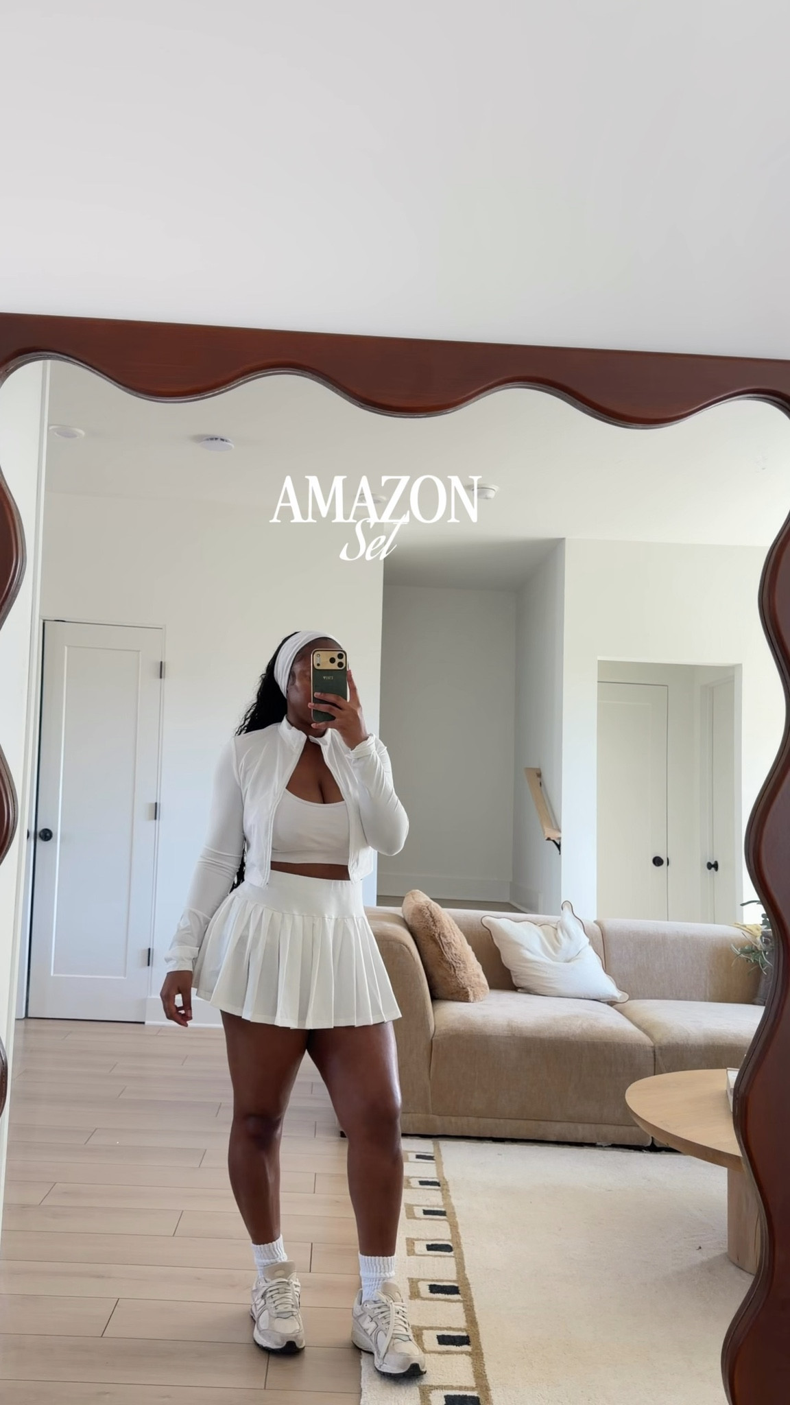 It’s giving soft girl aesthetic. Amazon Pilates princess outfit with a pleated mini tennis skirt and built-in shorts for comfortable movement, a fitted crop top and a lightweight long-sleeve zip-up jacket. #athleisureset #miniskirt #pilatesoutfit #2pieceset

#LTKmorningroutine #LTKfitnessgoals #LTKPetite