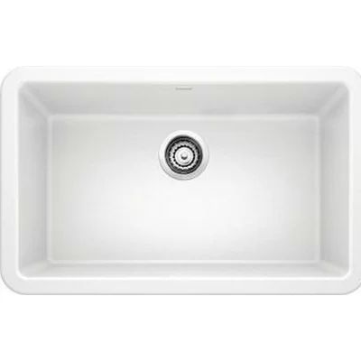 Ikon 29.32" x 18.25" Kitchen Sink Finish: White | Wayfair North America