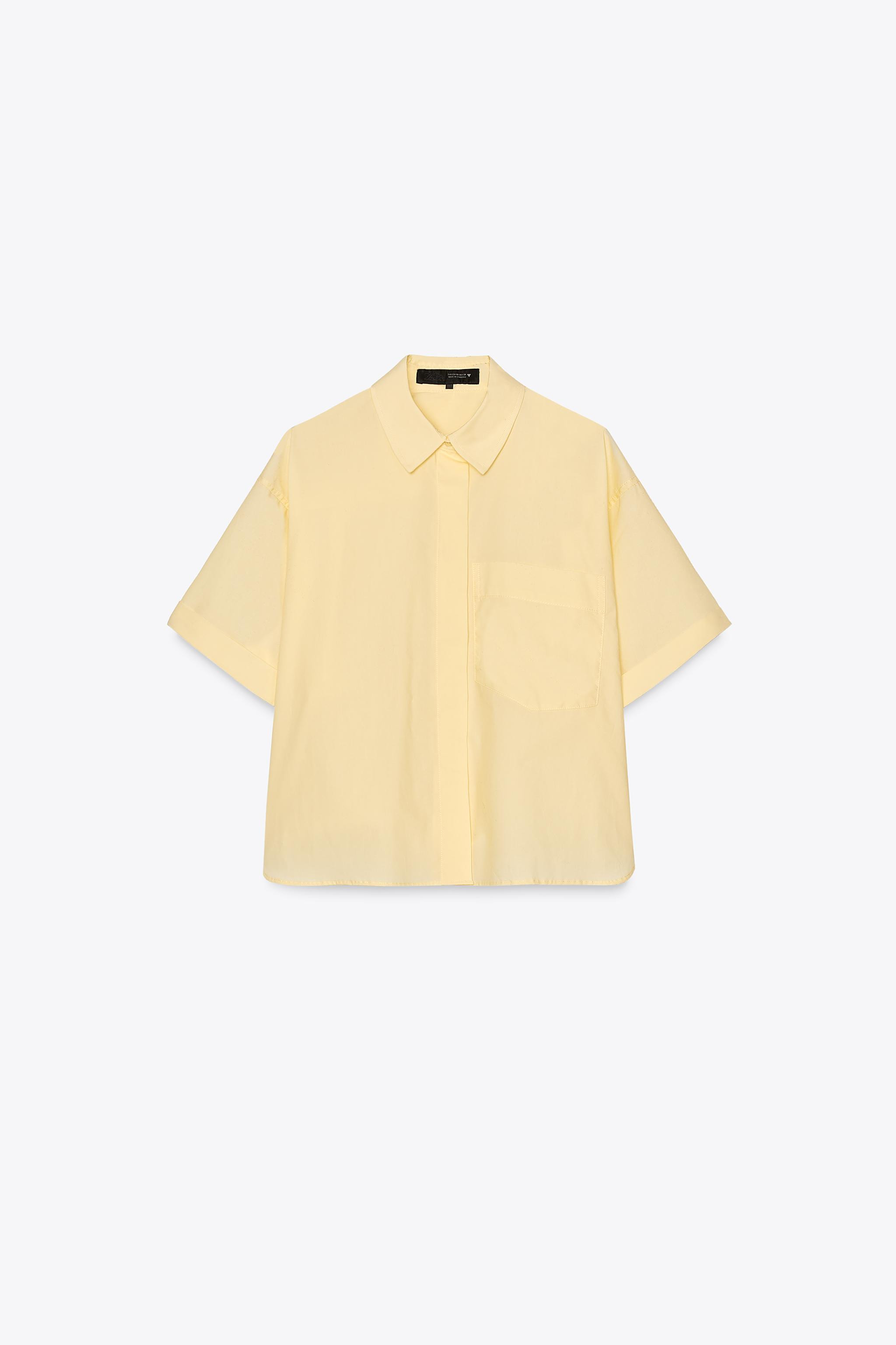 POPLIN POCKET SHIRT | Zara US