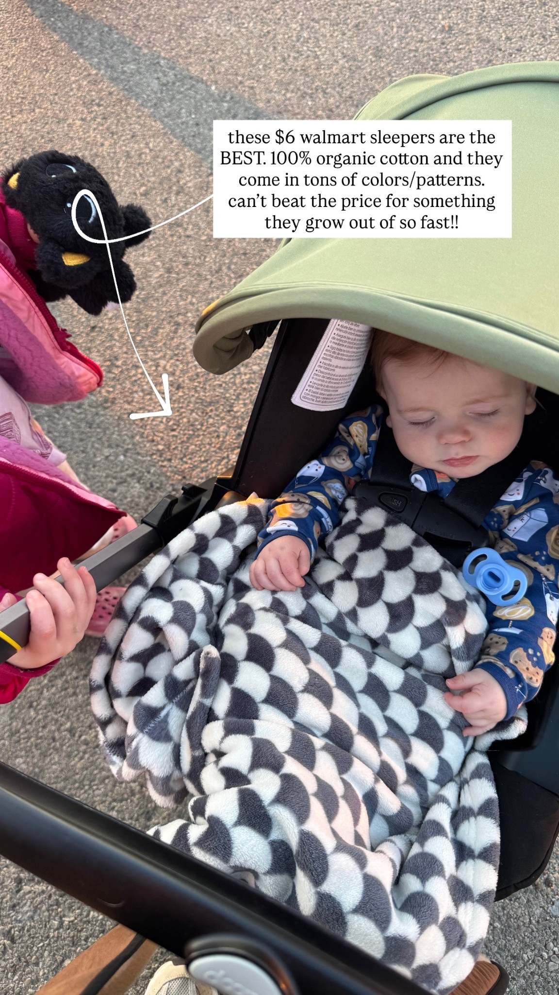 These $6 walmart sleepers are the BEST. 100% organic cotton and they come in tons of colors/patterns. Can’t beat the price for something they grow out of so fast!!

#LTKmomlife #LTKKids #LTKBaby