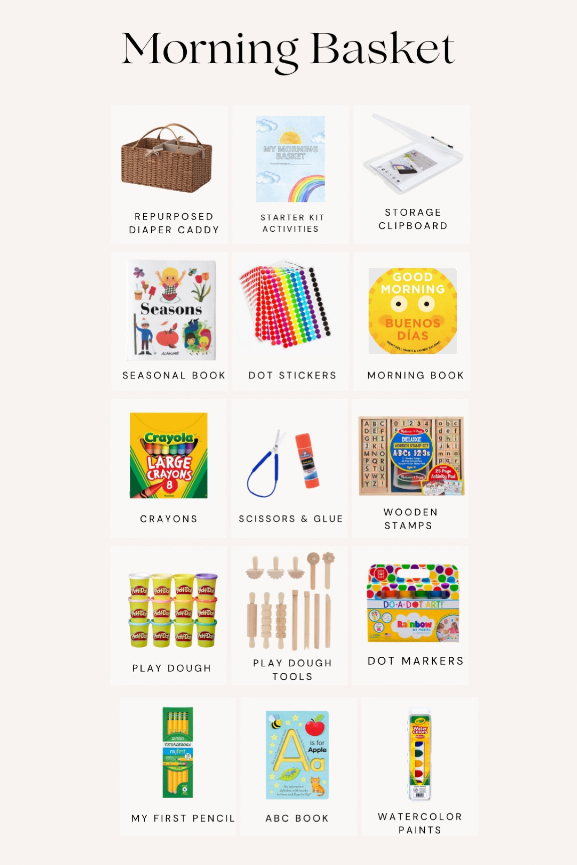 My essential items I put in our Morning Baskett

#LTKSaleAlert #LTKFamily #LTKKids