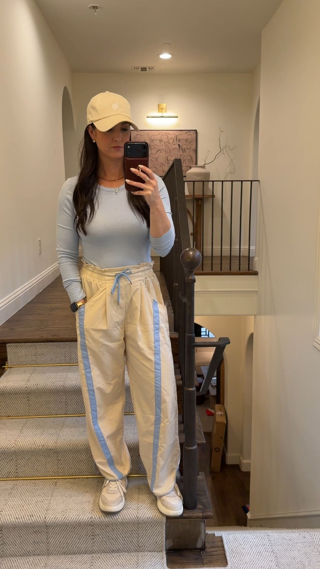 Might be too matchy matchy, but sharing today’s ootd. These pants are really comfy, great lounge set. 

#LTKootd #LTKActive #LTKOver40