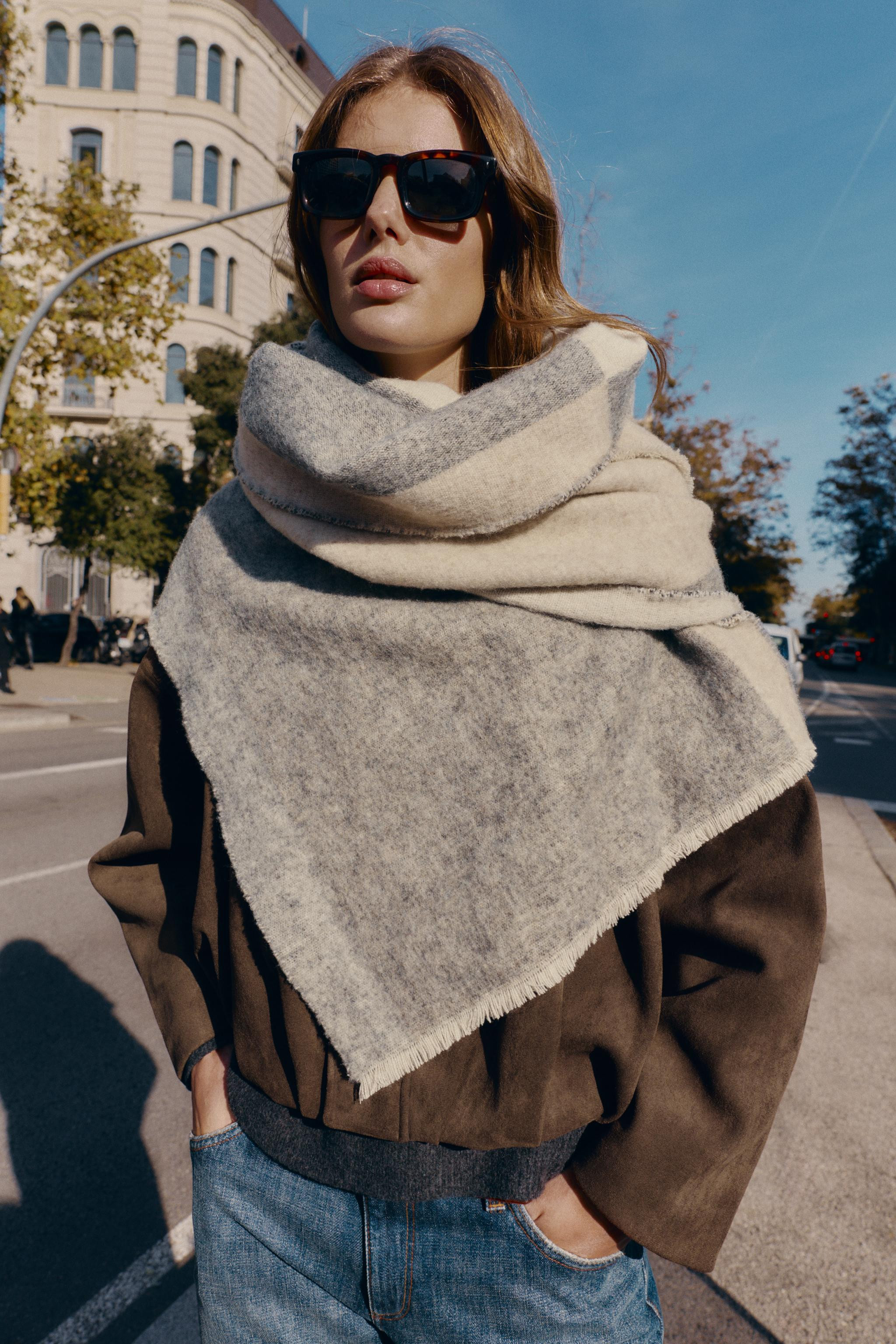 JACQUARD SCARF | Zara US
