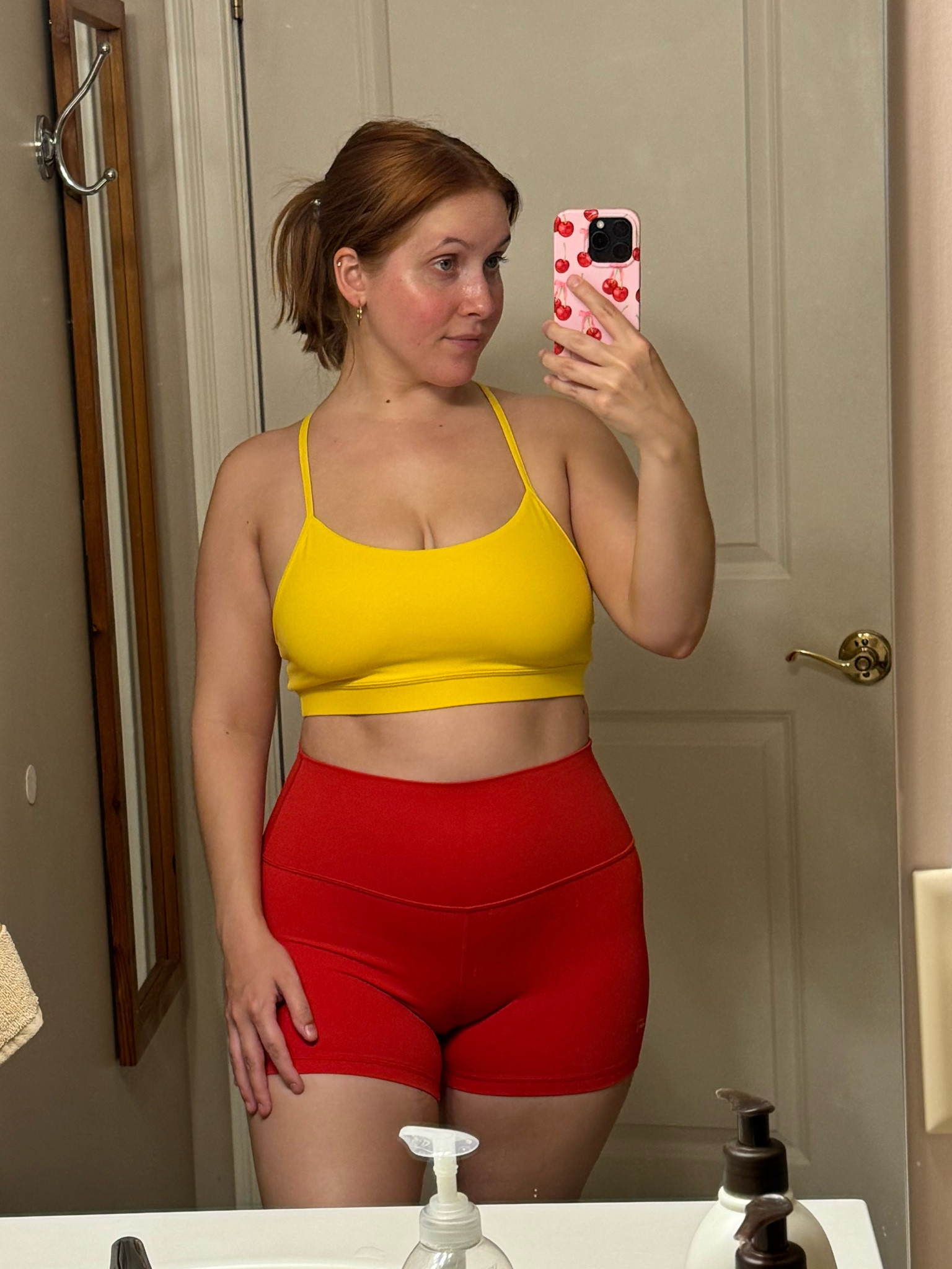 New colorful workout pieces from amazon. I got a large top and medium bottoms. These shorts are their 4” length

#LTKFitness #LTKActive #LTKMidsize