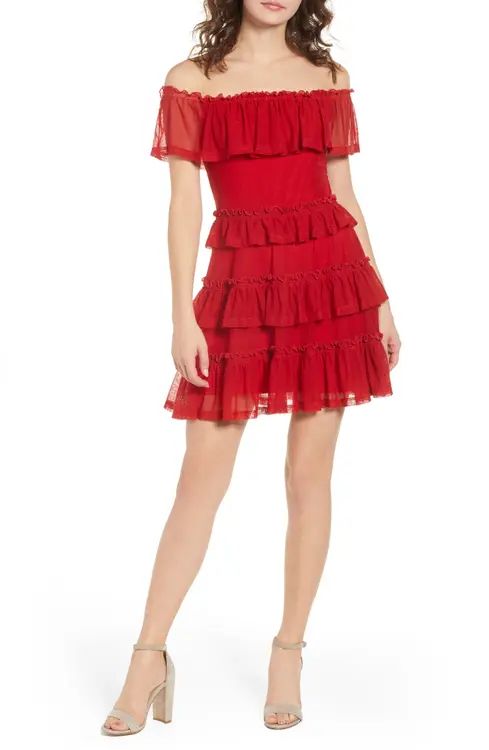 The Fifth Label National Ruffle Off the Shoulder Dress | Nordstrom
